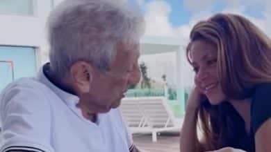 shakira y su padre