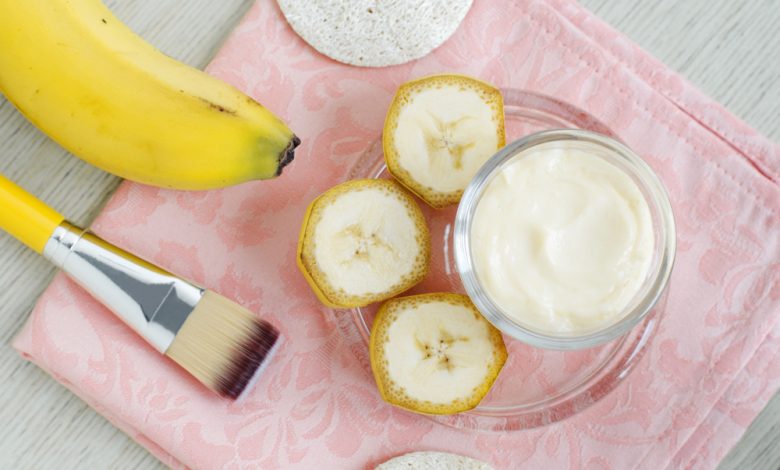 Mascarilla de plátano para prevenir arrugas prematuras