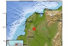 Se registró un segundo temblor en Colombia este lunes