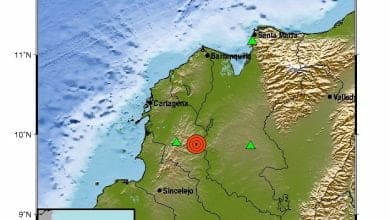 Se registr&oacute; un segundo temblor en Colombia este lunes