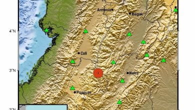 Se registraron dos fuertes temblores en Colombia en menos de 24 horas