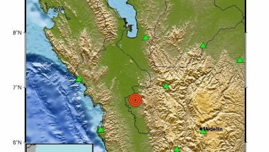Fuerte temblor se sinti&oacute; en todo el noroccidente de Colombia