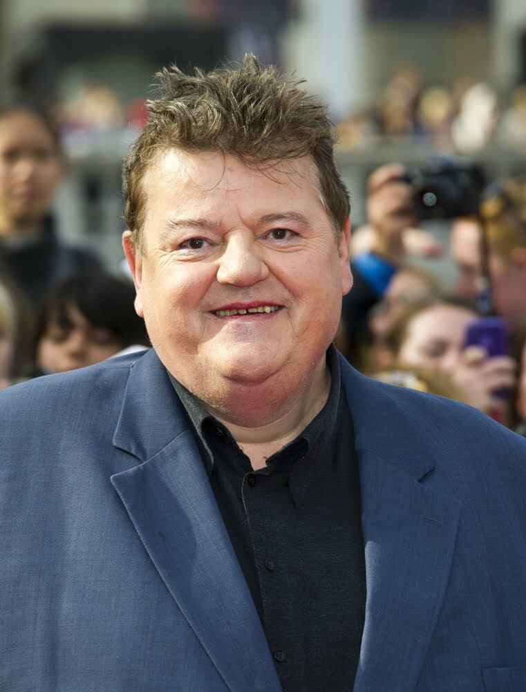 Robbie Coltrane que llega para el estreno mundial de 'Harry Potter y las reliquias de la muerte pt2