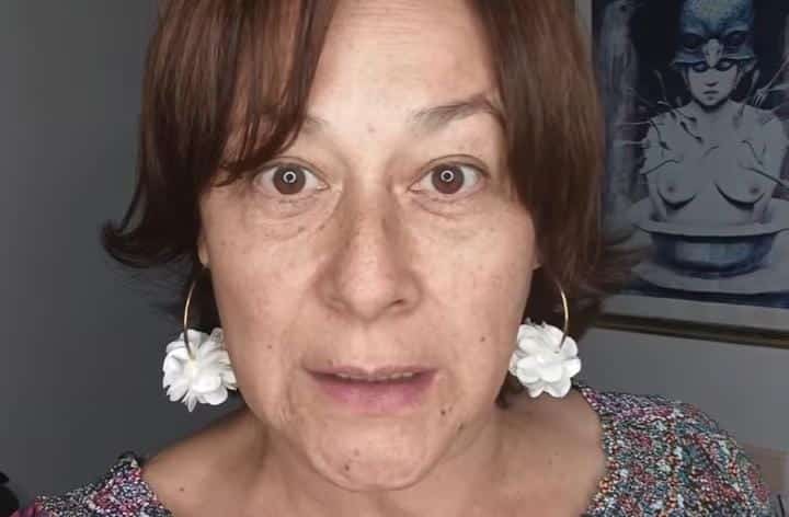 alina lozano en un anuncio desde sus historias de Instagram