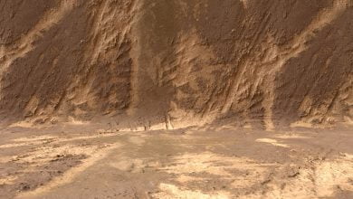 antiguo océano en Marte