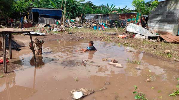 bosconia afectada por las lluvias