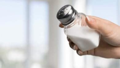 mucha sal en las comidas