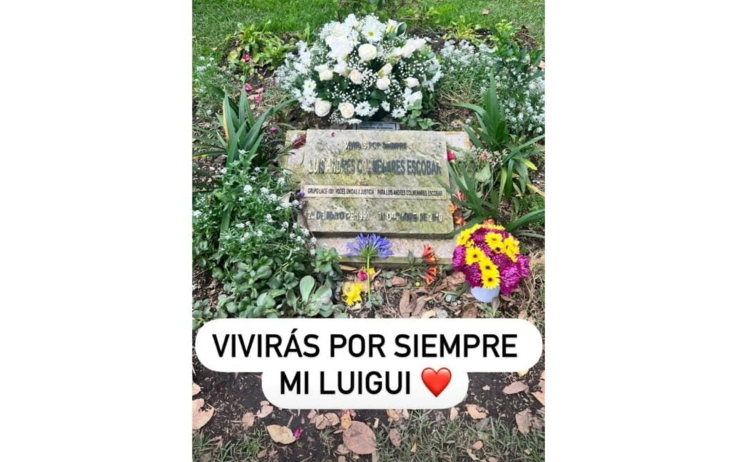 tumba de luis andr&eacute;s colmenares