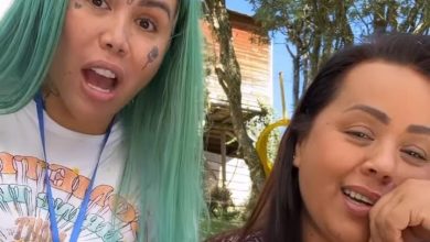 yina calder&oacute;n y su madre