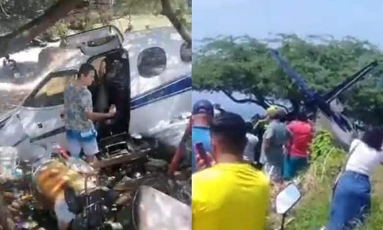 avioneta se estrella en santa marta