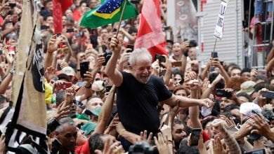 lula da silva celebra la victoria en Brasil