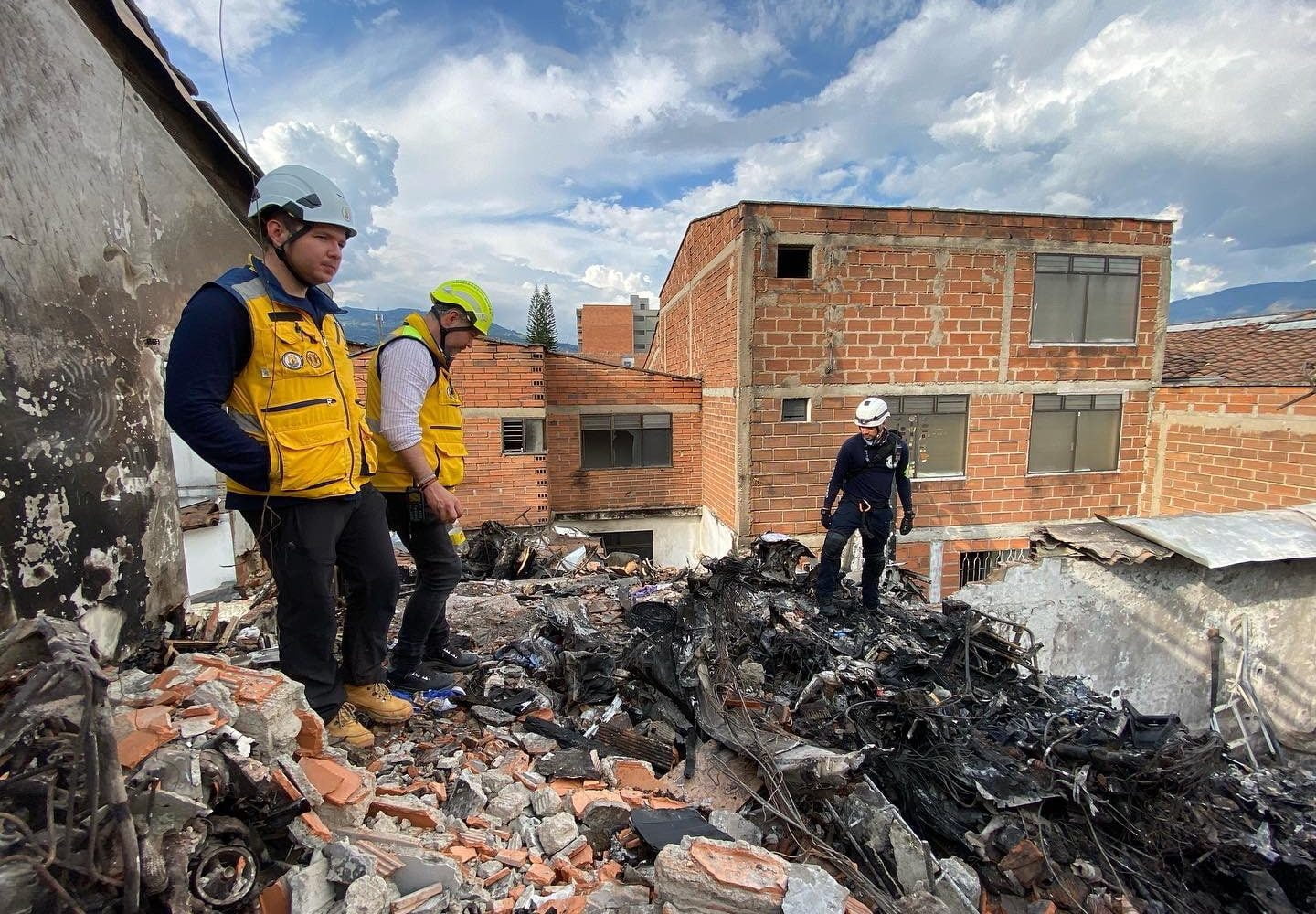 accidente a&eacute;reo en bel&eacute;n rosales Medell&iacute;n