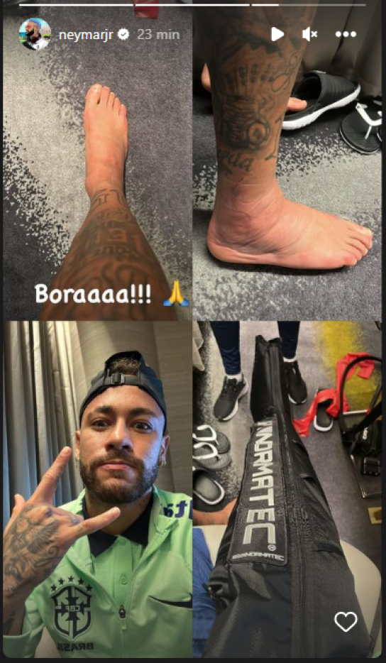 lesión de neymar 