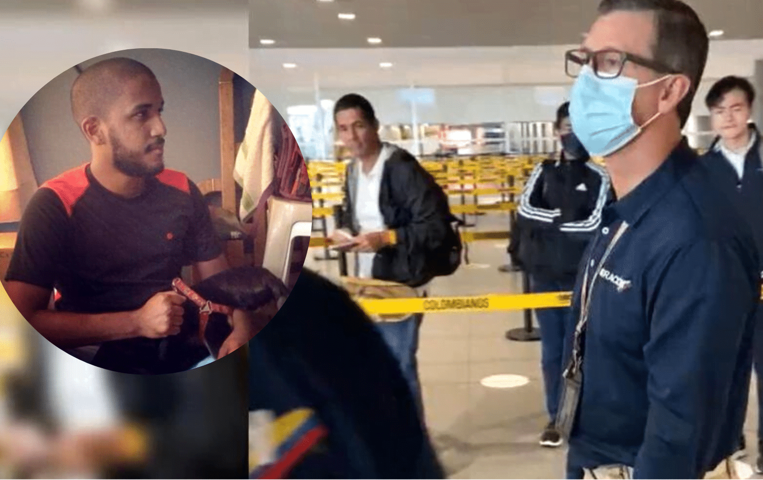 v&iacute;ctima del funcionario de Migraci&oacute;n Colombia