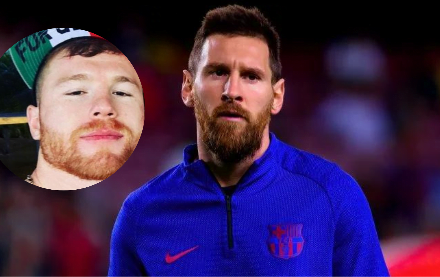 Canelo Álvarez y Messi