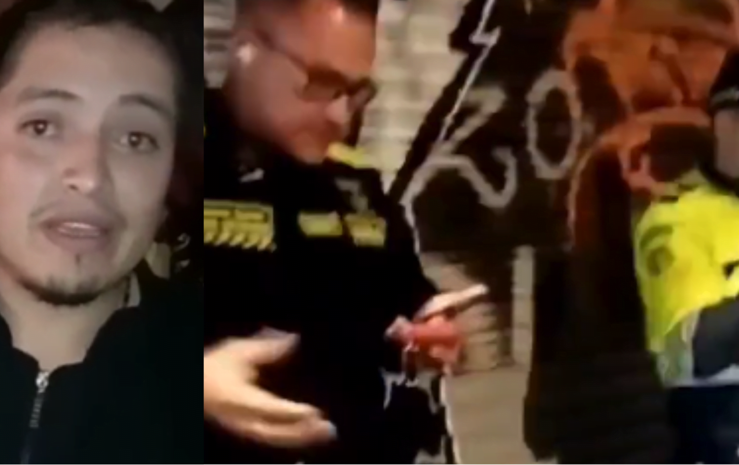 actores que rodaban un atraco