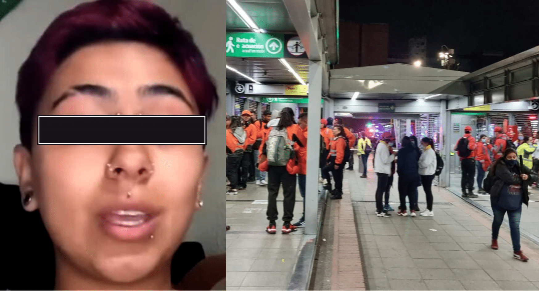 testimonio de joven que denuncia abuso en TransMilenio