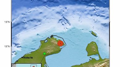 Temblor sacudi&oacute; el norte de Colombia en la noche de este s&aacute;bado