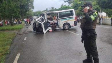 accidente de tr&aacute;nsito en Sahag&uacute;n