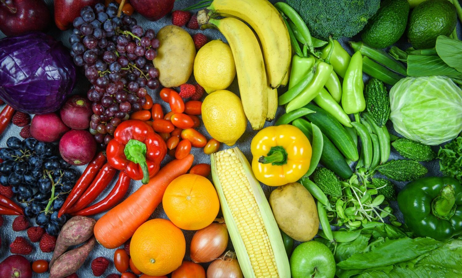 algunas frutas y verduras
