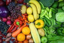 algunas frutas y verduras