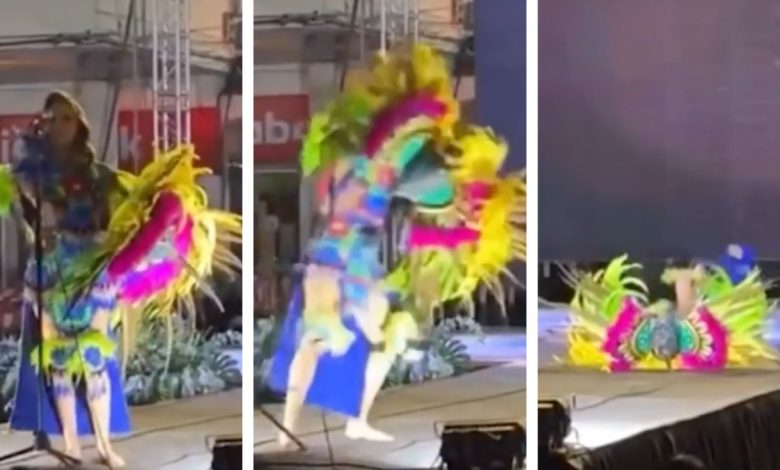Reina se electrocutó durante desfile del concurso de belleza