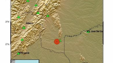 Dos fuertes sismos se registraron en Colombia este viernes
