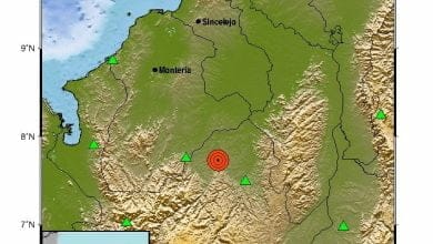 Se registraron dos fuertes sismos en Colombia este jueves