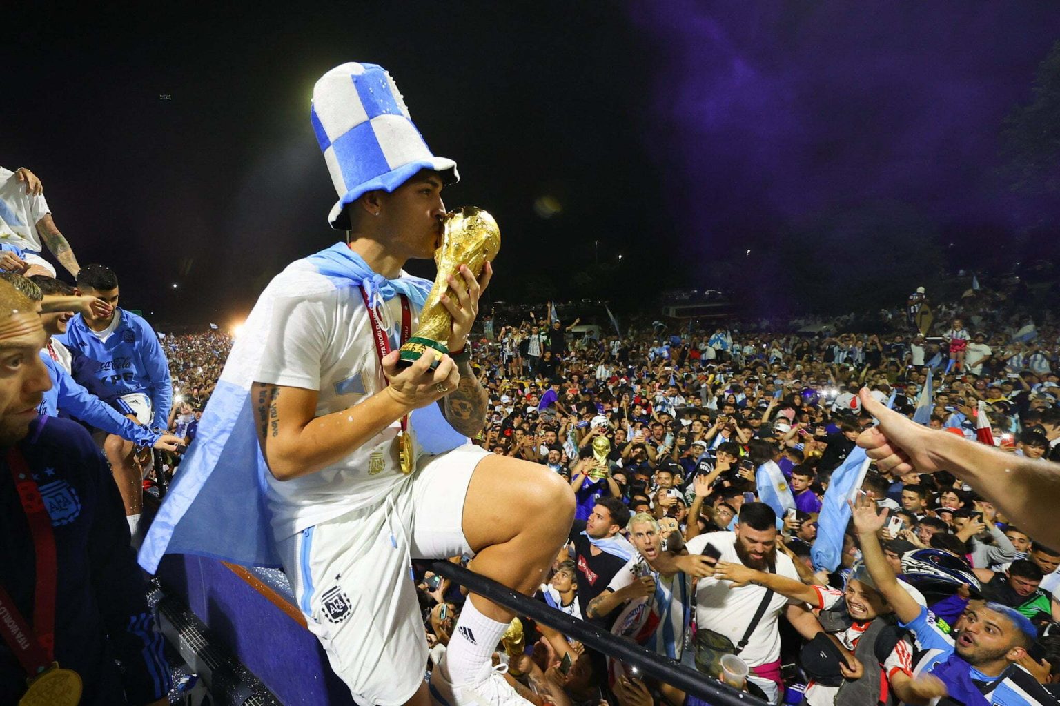 Argentina en la celebración en Buenos Aires