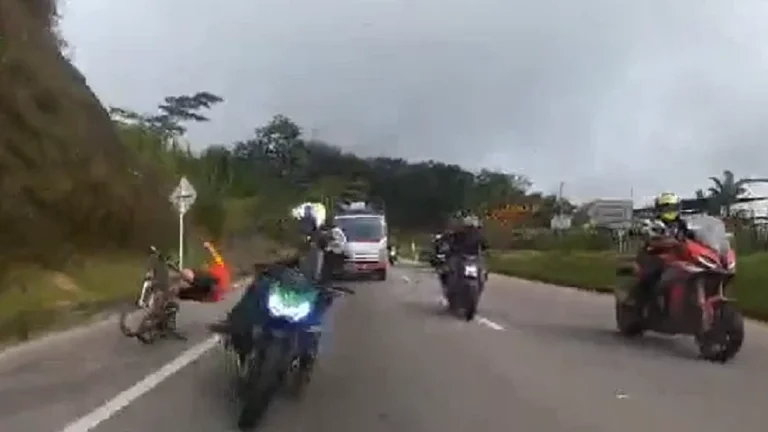 motociclista bogotá ciclista accidente