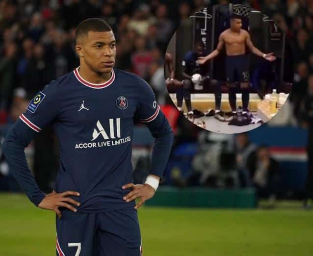 Kylian Mbapp&eacute; durante el partido de la liga francesa 1 de f&uacute;tbol entre Par&iacute;s Saint Germain y la Olimpia de Marsella