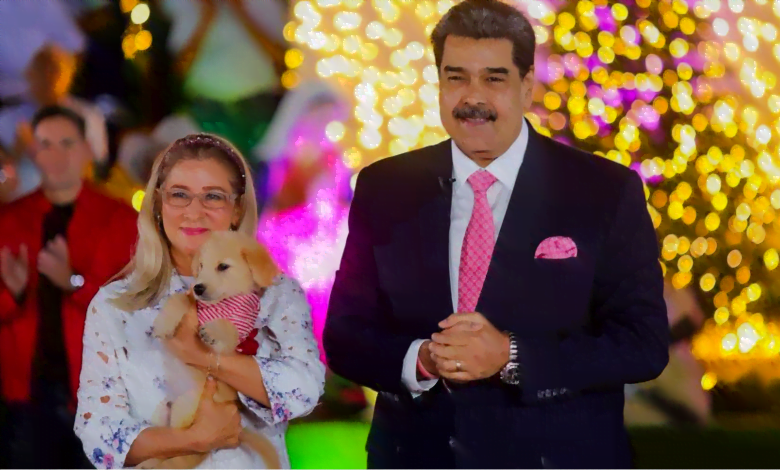 Nicolás Maduro y su esposa