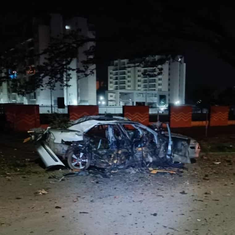 Reportan atentado terrorista con carro bomba en Jamund&iacute;