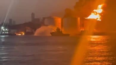 Impactantes im&aacute;genes deja grave incendio en zona industrial de Barranquilla