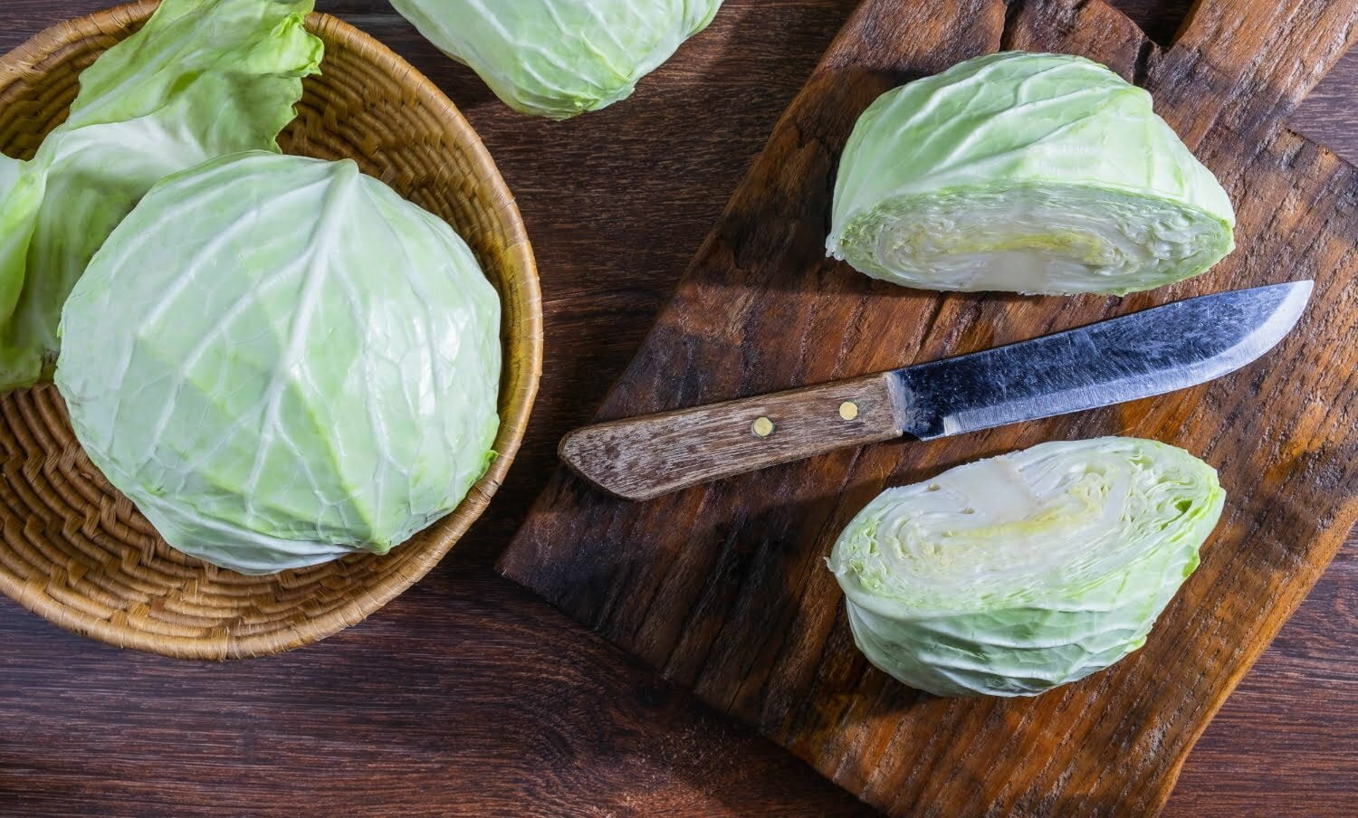 repollos pertenecientes a la familia de verduras cruc&iacute;feras.