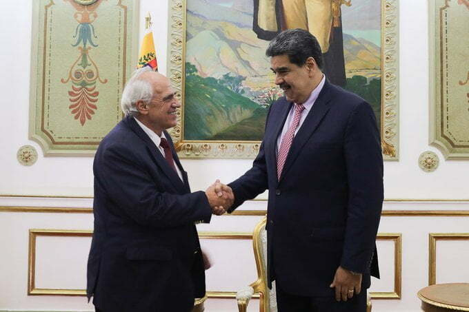 Nicolás Maduro y Ernesto Samper