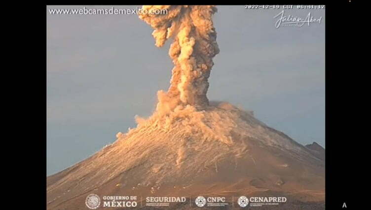 volc&aacute;n Popocat&eacute;petl