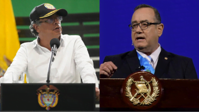 presidentes de Colombia y Guatemala