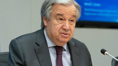 El SG de la ONU Antonio Guterres informa a la prensa sobre el cambio clim&aacute;tico en la Sede de la ONU / cese al fuego bilateral