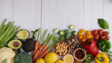 variedad de vegetales y leguminosas, ricos en prote&iacute;nas