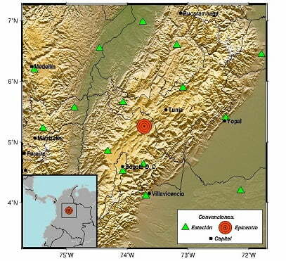 fuerte temblor