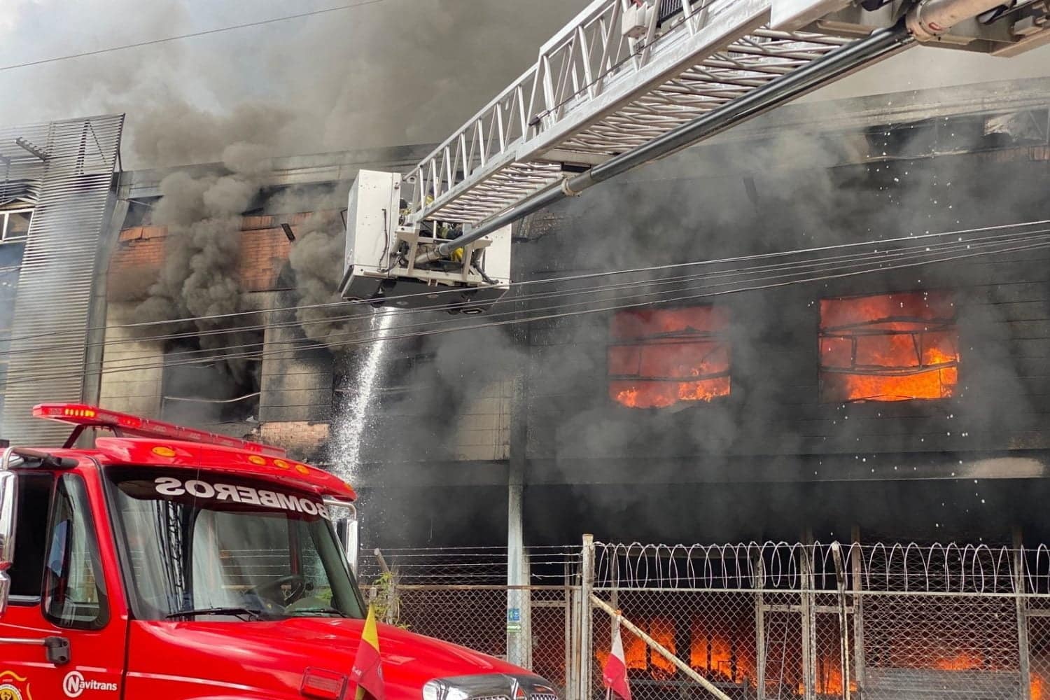incendio en Bogot&aacute;