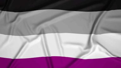 Bandera del orgullo asexual, realista