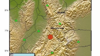 Fuerte temblor sacudi&oacute; a Colombia en la tarde de este mi&eacute;rcoles