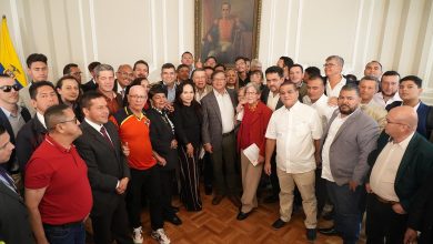 Presidente Gustavo Petro, durante el encuentro con tenderos de Colombia