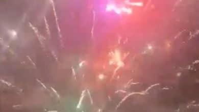 Fuegos artificiales en Liverpool