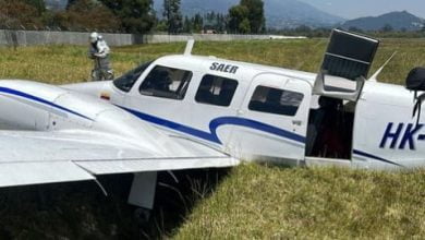 Famoso cantante de m&uacute;sica popular se accident&oacute; en una avioneta