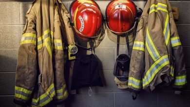 Casco de protecci&oacute;n contra incendios / bomberos colombia