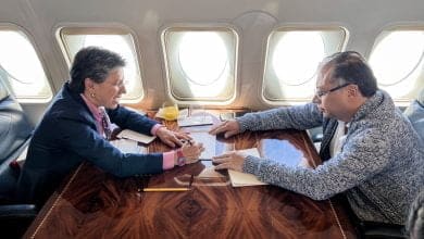 gustavo petro y claudia l&oacute;pez