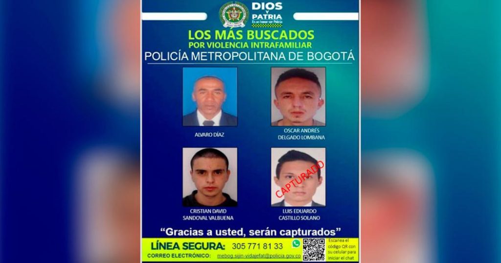 los m&aacute;s buscados por violencia intrafamiliar 